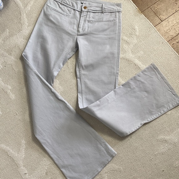 REDUED!!!Isabel Marant wide leg, bell bottom denim jeans! Col. Ice blue Size 6 - Picture 9 of 17